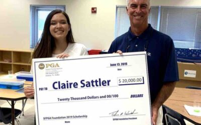 Claire Sattler Awarded the South Florida PGA Foundation Scholarship