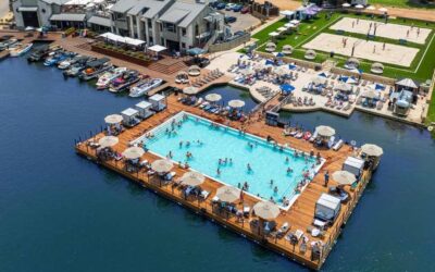 Floating Pool at Horseshoe Bay Resort